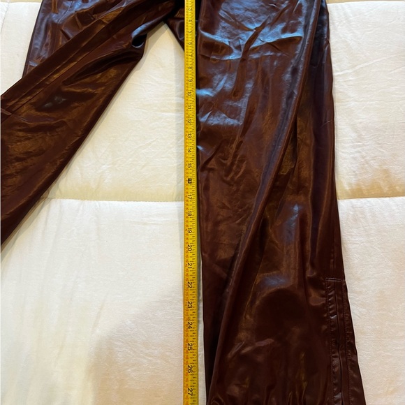 NWT- Tibi burgundy Liquid Drape ankle zip Pant Size 12 - Picture 10 of 15
